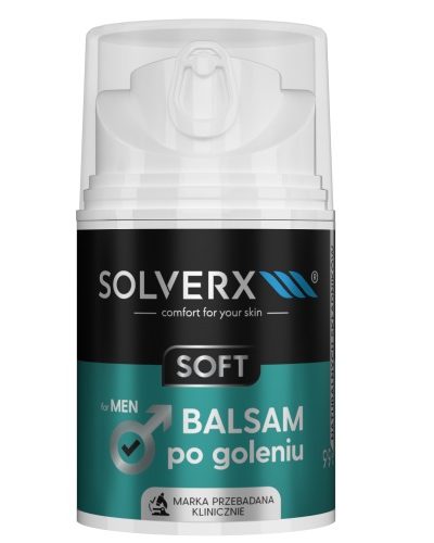 SOLVERX Soft balsam po goleniu dla mężczyzn 50ml