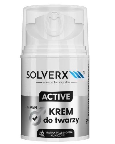 SOLVERX Active krem do twarzy dla mężczyzn 50ml
