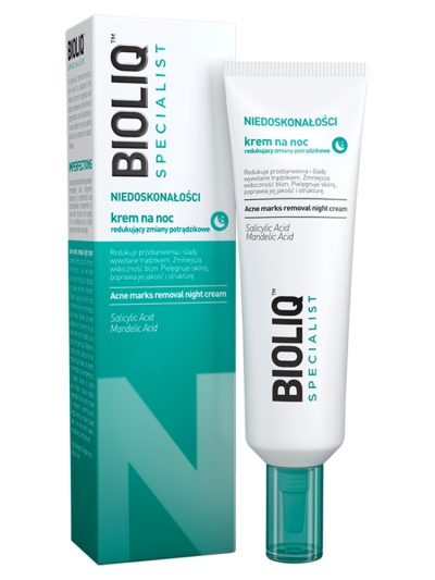 BIOLIQ Specialist Niedoskonałości krem na noc redukujący zmiany potrądzikowe 30ml