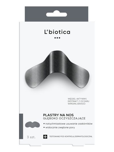 L'biotica Głęboko oczyszczające plastry na nos 3 pary