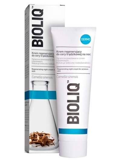 BIOLIQ Dermo krem regenerujący do cery trądzikowej na noc 50ml
