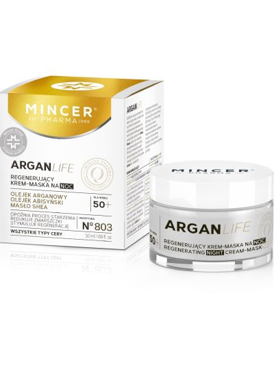 Mincer Pharma ArganLife regenerujący krem-maska na noc No.803 50ml