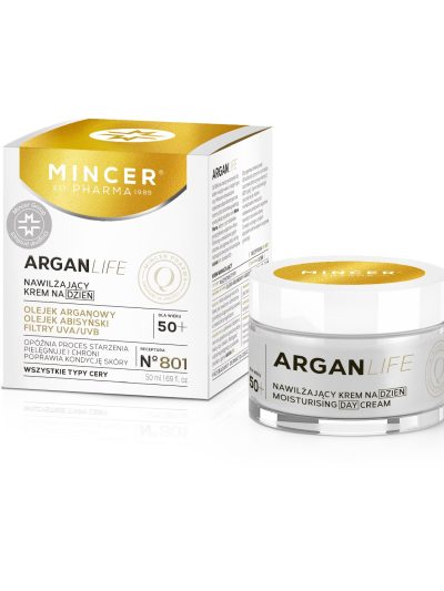 Mincer Pharma ArganLife nawilżający krem na dzień No.801 50ml