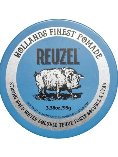 Reuzel Hollands Finest Blue Pomade mocno utrwalająca pomada na bazie wody 95g
