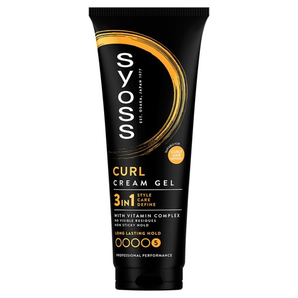 Syoss Curl Control kremowy żel do stylizacji włosów kręconych 250ml