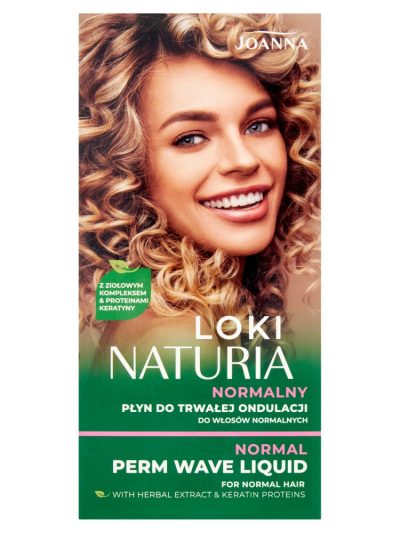 Joanna Naturia Loki płyn do trwałej ondulacji Normalny 2x75ml