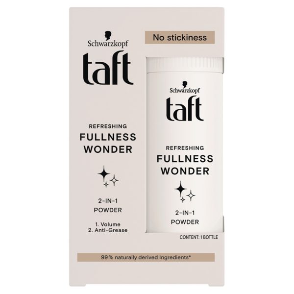 Taft Fullness Wonder 2w1 puder do włosów nadający objętość i odświeżenie 10g