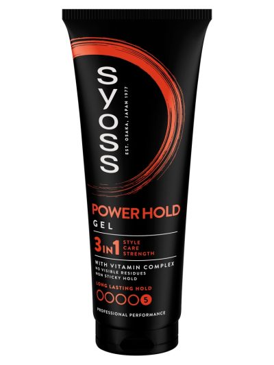 Syoss Power Hold Gel żel do włosów mocny 250ml