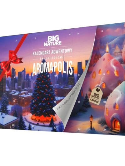 Big Nature Aromapolis kalendarz adwentowy ze świecami sojowymi 24szt
