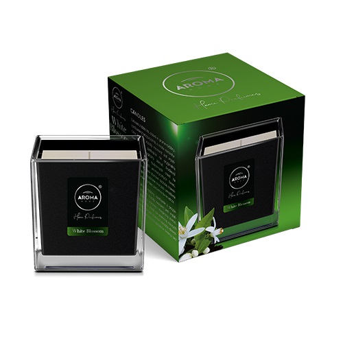 Aroma Home Black Series świeca zapachowa White Blossom 155g