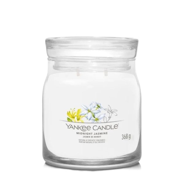 Yankee Candle Średnia świeca zapachowa Midnight Jasmine 368g