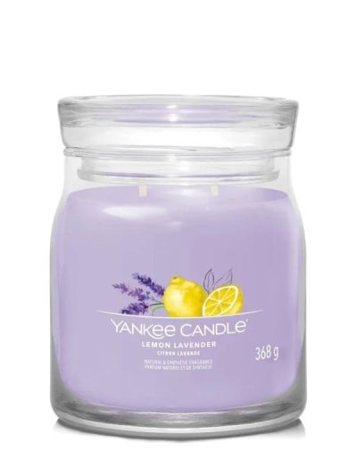 Yankee Candle Średnia świeca zapachowa Lemon Lavender 368g