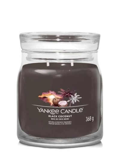 Yankee Candle Średnia świeca zapachowa Black Coconut 368g