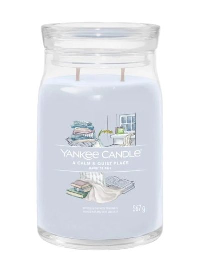 Yankee Candle Duża świeca zapachowa A Calm & Quiet Place 567g