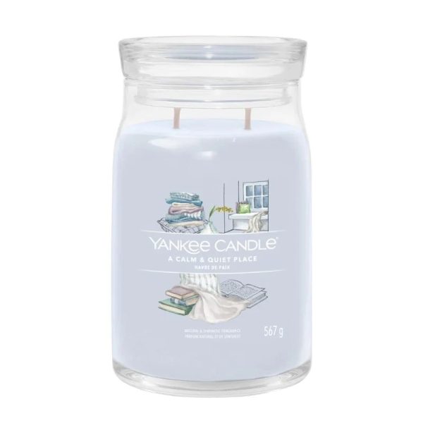 Yankee Candle Duża świeca zapachowa A Calm & Quiet Place 567g