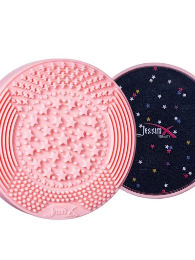 JESSUP Wet&Dry Brush Cleaner mata do czyszczenia pędzli na sucho i mokro Pink