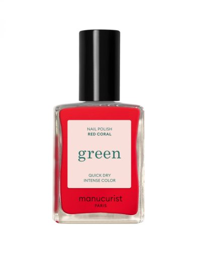 Manucurist Green Nail Polish lakier do paznokci Red Coral 15ml