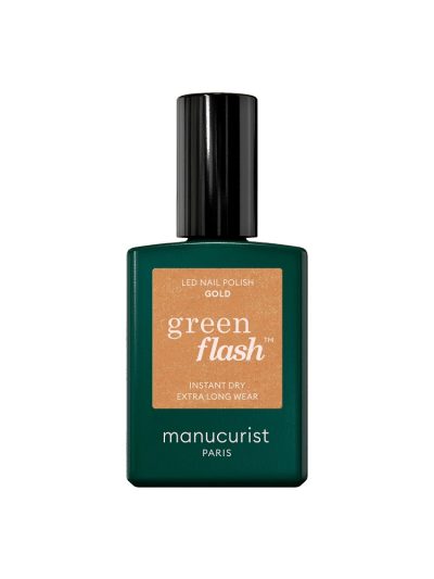 Manucurist Green Flash Nail Polish lakier do paznokci Gold 15ml
