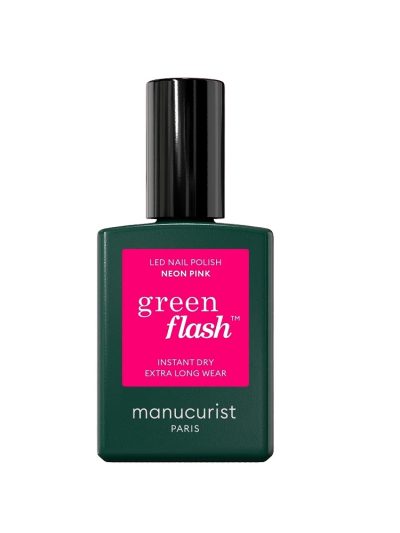 Manucurist Green Flash Nail Polish lakier do paznokci Neon Pink 15ml