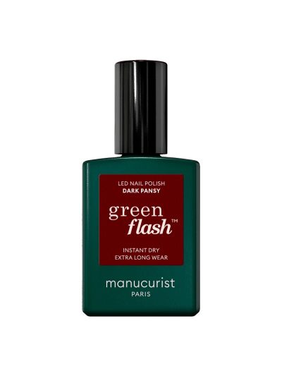 Manucurist Green Flash Nail Polish lakier do paznokci Dark Pansy 15ml