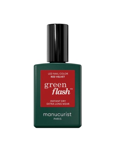 Manucurist Green Flash Nail Polish lakier do paznokci Red Velvet 15ml