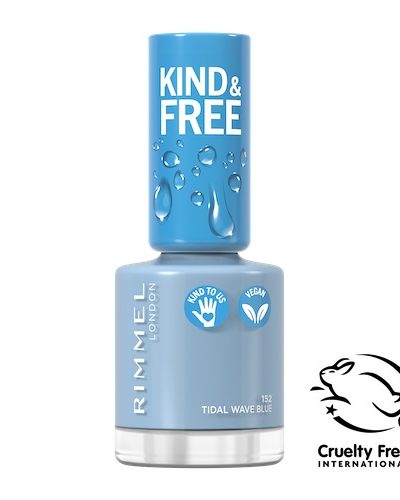Rimmel Kind & Free wegański lakier do paznokci 152 Tidal Wave Blue 8ml