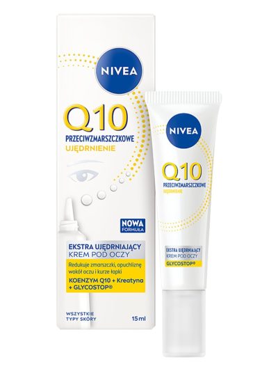 Nivea Q10 Przeciwzmarszczkowe Ujędrnienie krem pod oczy 15ml