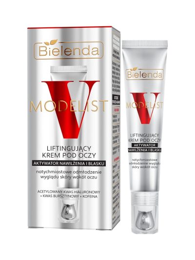 Bielenda V-Modelist liftingujący krem pod oczy - aktywator nawilżenia i blasku 15ml