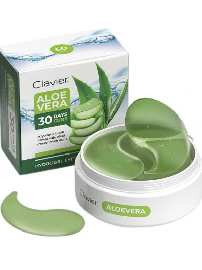 Clavier Aloe Vera hydrożelowe płatki pod oczy 60szt.