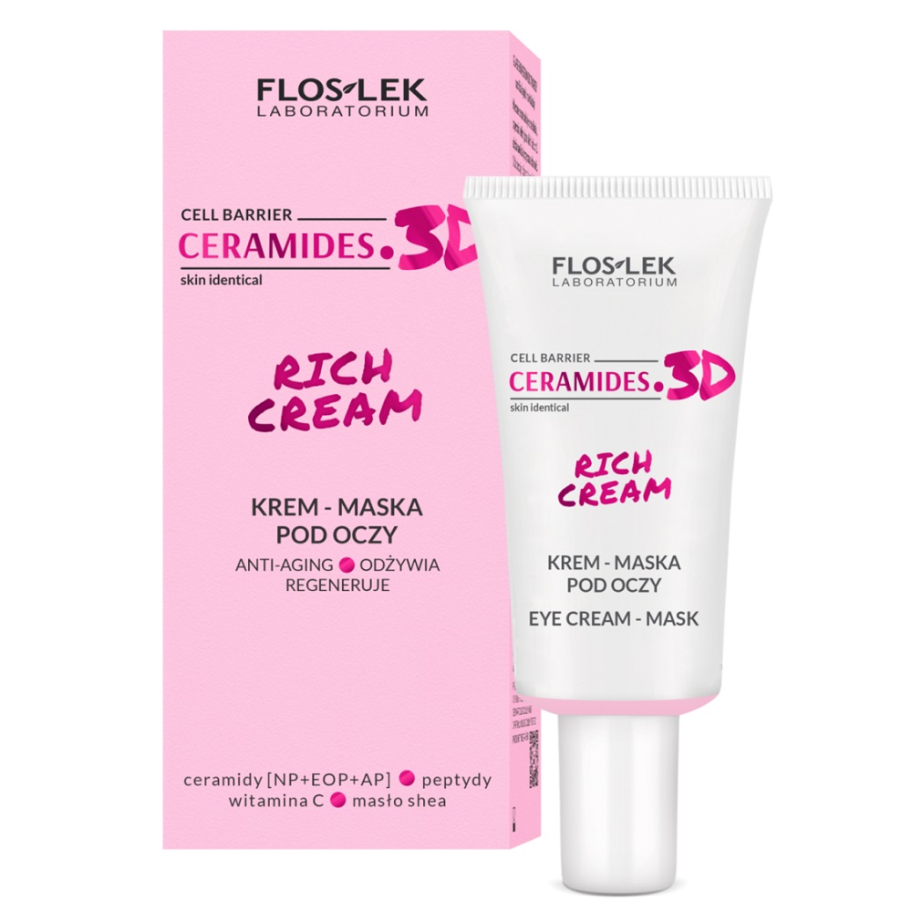 Floslek Floslek Ceramides.3D Rich Cream krem-maska pod oczy 30ml