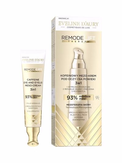 Eveline Cosmetics Eveline d'Aury Remodelift Therapy kofeinowy mezo-krem pod oczy 3w1 15ml