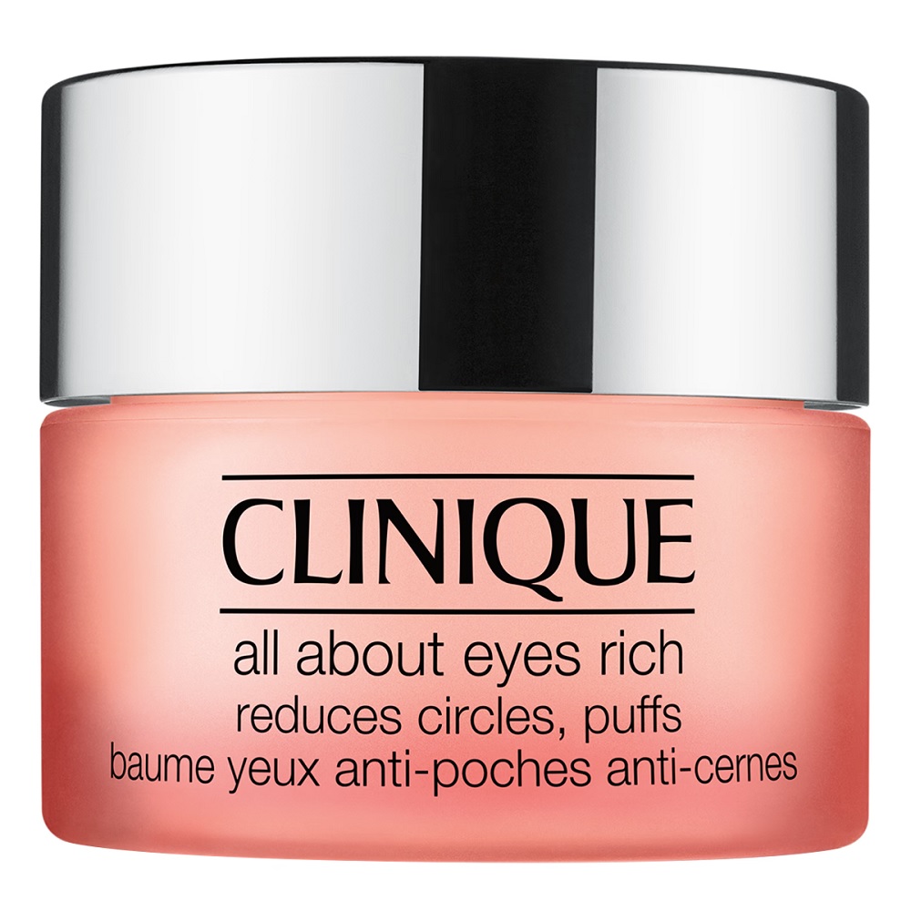 Clinique Clinique All About Eyes™ Rich Cream bogaty krem pod oczy redukujący sińce i opuchliznę oraz linie i drobne zmarszczki 30ml