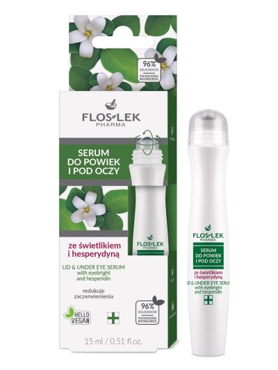 Floslek Serum do powiek i pod oczy ze świetlikiem i hesperydyną 15ml