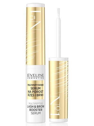 Eveline Cosmetics Multipeptydowe serum na porost rzęs i brwi 4ml