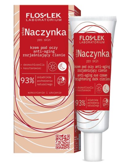 Floslek stopNaczynka krem pod oczy anti-aging rozjaśniający cienie 30ml