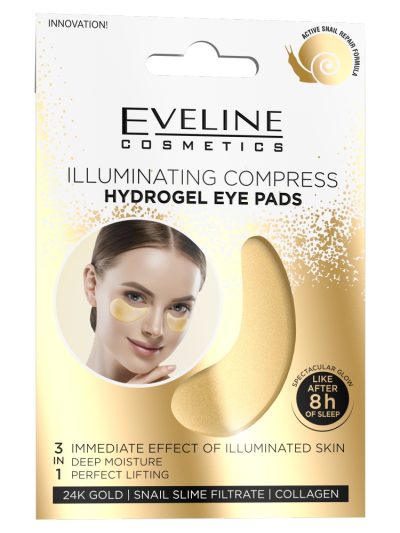Eveline Cosmetics Hydrożelowe rozświetlające płatki pod oczy