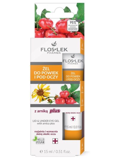 Floslek Żel do powiek i pod oczy ze świetlikiem i arniką plus 15ml