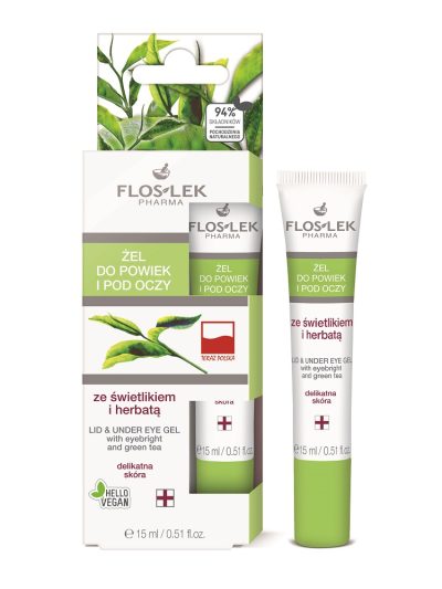 Floslek Żel do powiek i pod oczy ze świetlikiem i herbatą 15ml