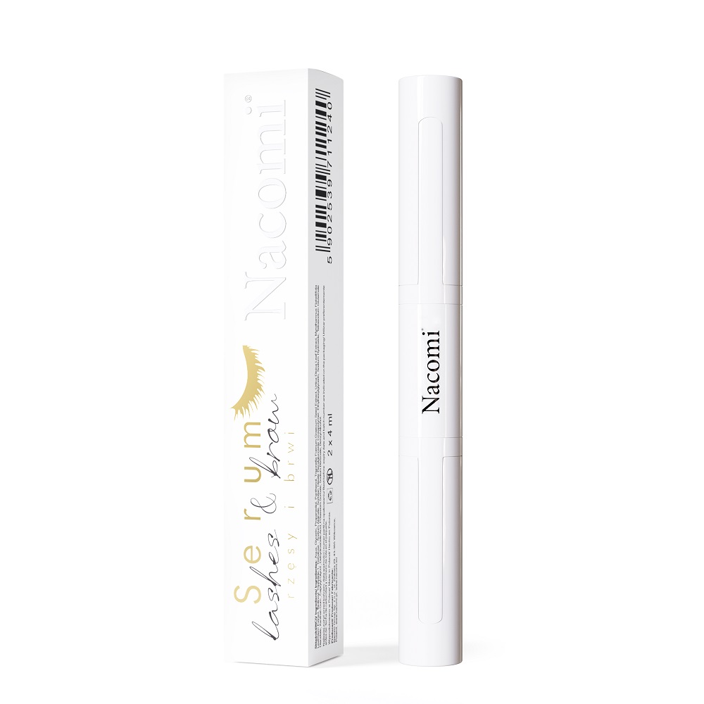 Nacomi Lashes & Brow serum für die Wimpern und Augenbrauen 8ml