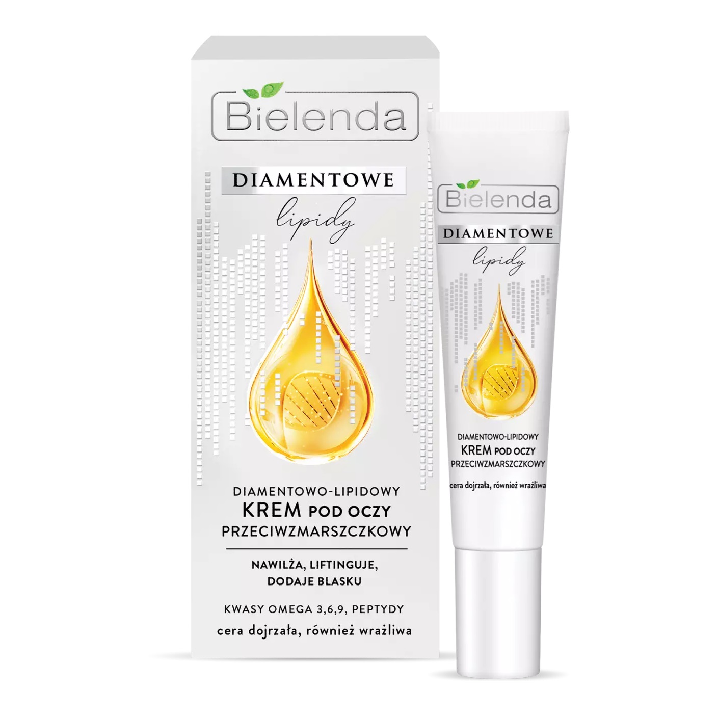 Bielenda Bielenda Diamentowe Lipidy diamentowo-lipidowy krem pod oczy przeciwzmarszczkowy 15ml