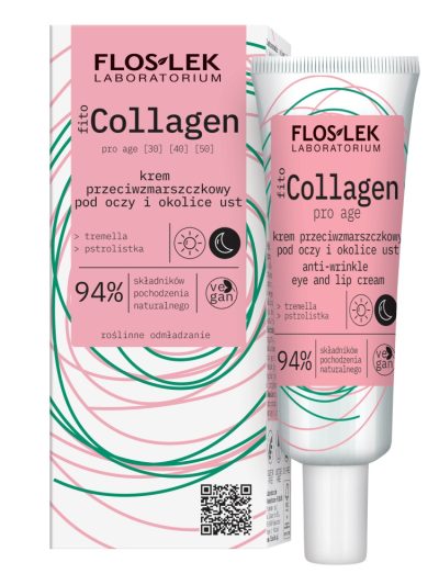 Floslek fitoCollagen Pro Age krem przeciwzmarszczkowy pod oczy i okolice ust 30ml