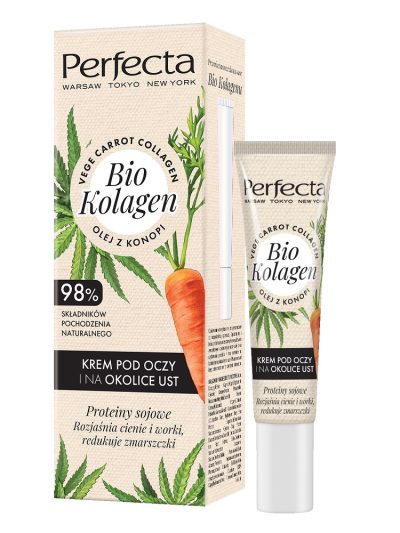 Perfecta Bio Kolagen krem pod oczy i na okolice ust 15ml
