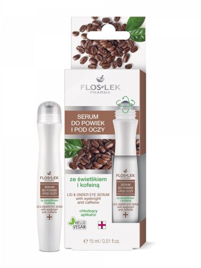 Floslek Serum do powiek i skóry wokół oczu ze świetlikiem i kofeiną 15ml