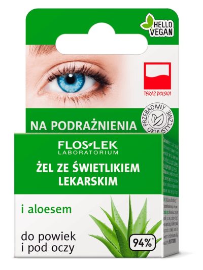 Floslek Żel ze świetlikiem lekarskim i aloesem do powiek i pod oczy 10g