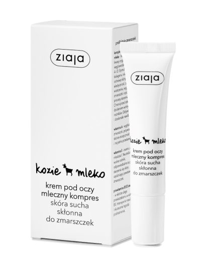 Ziaja Kozie Mleko krem pod oczy skóra sucha skłonna do zmarszczek 15ml