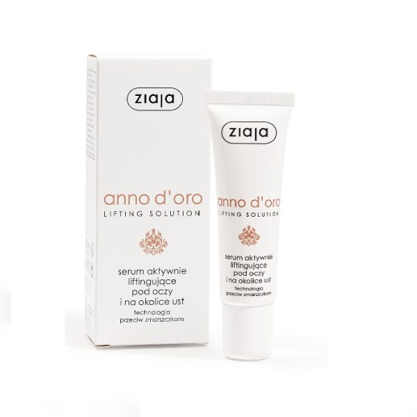Ziaja Anno D'oro Lifting Solution 40+ serum aktywnie liftingujące pod oczy i na okolice ust 30ml