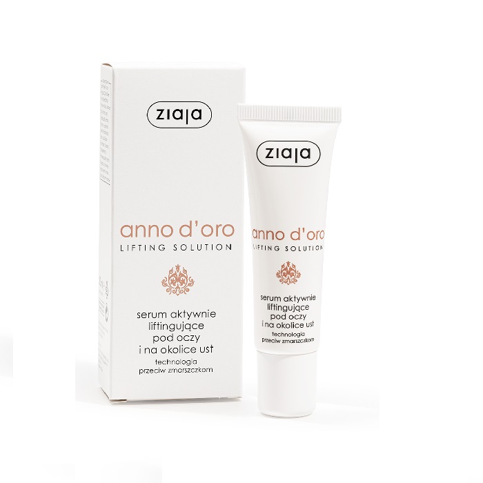 Ziaja Ziaja Anno D'oro Lifting Solution 40+ serum aktiv liftend für die Augenpartie und für Partie Lippen 30ml — Inhaltsstoffe und Bewertung