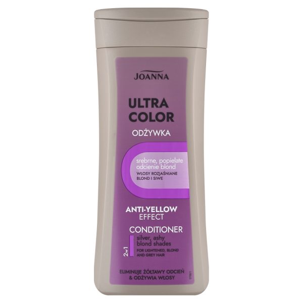 Joanna Ultra Color odżywka srebrne popielate odcienie blond 200g