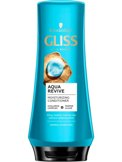 Gliss Aqua Revive odżywka do włosów suchych i normalnych 200ml