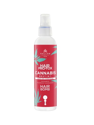 Kallos KJMN Hair Pro-Tox Cannabis odżywka do włosów bez spłukiwania z olejkiem z nasion konopi 200ml